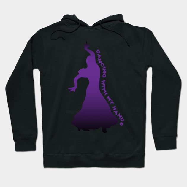 Goth Girl Dancing With My Hands Hoodie by K0tK0tu